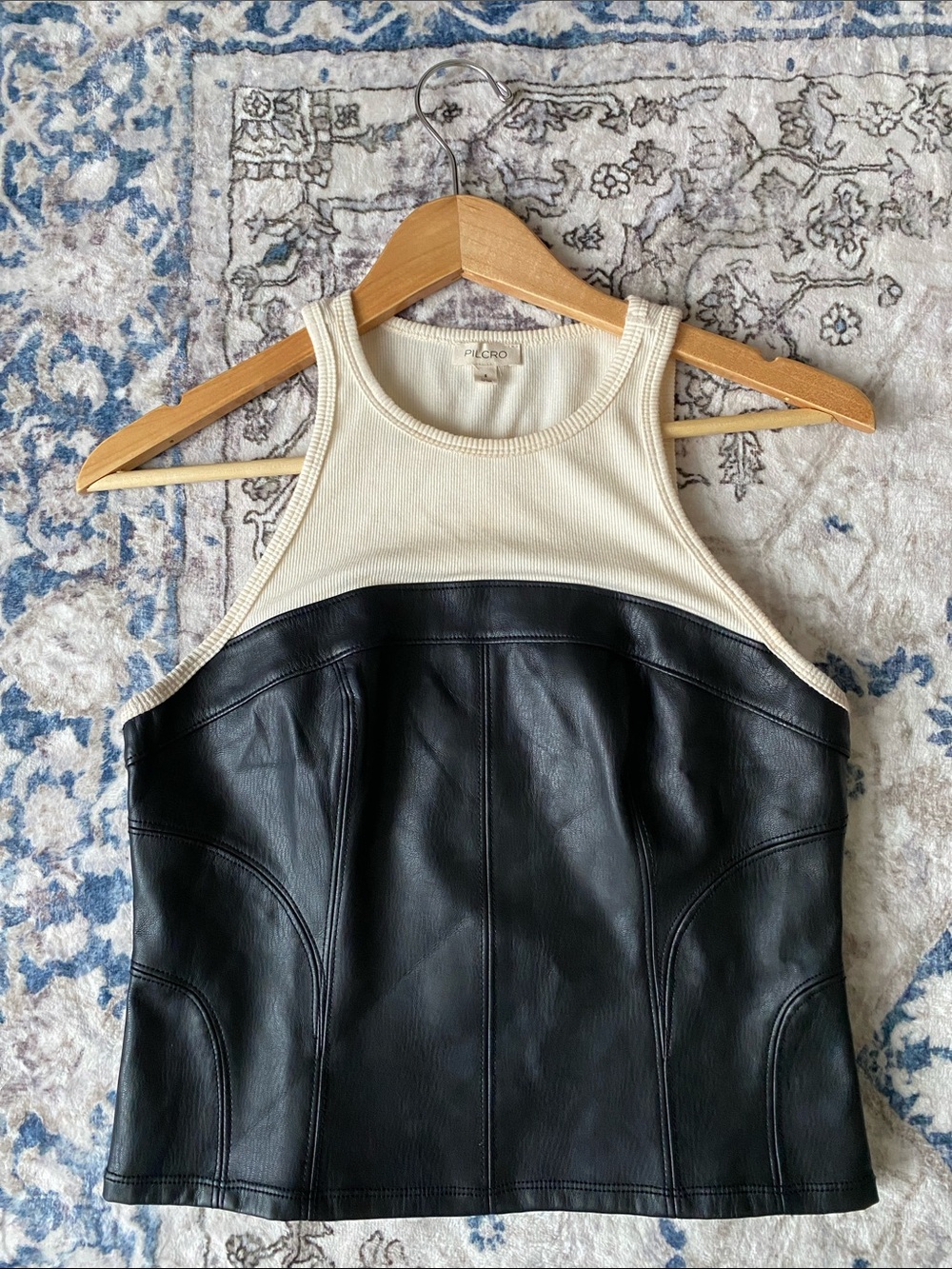 Anthropologie Pilcro Layered Corset Top - Picture 5 of 9